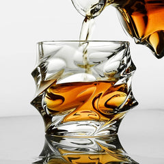Wavy Style Whiskey Glass 310ml Set of 6