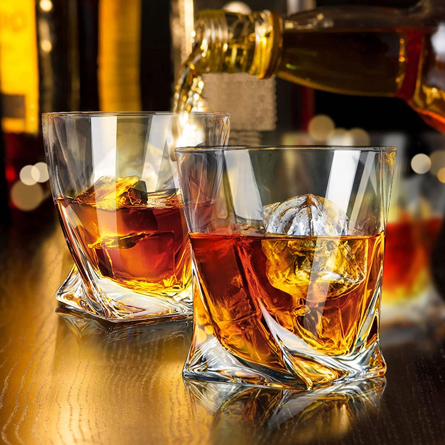 Twisted Whiskey Glass 300ml Set of 6