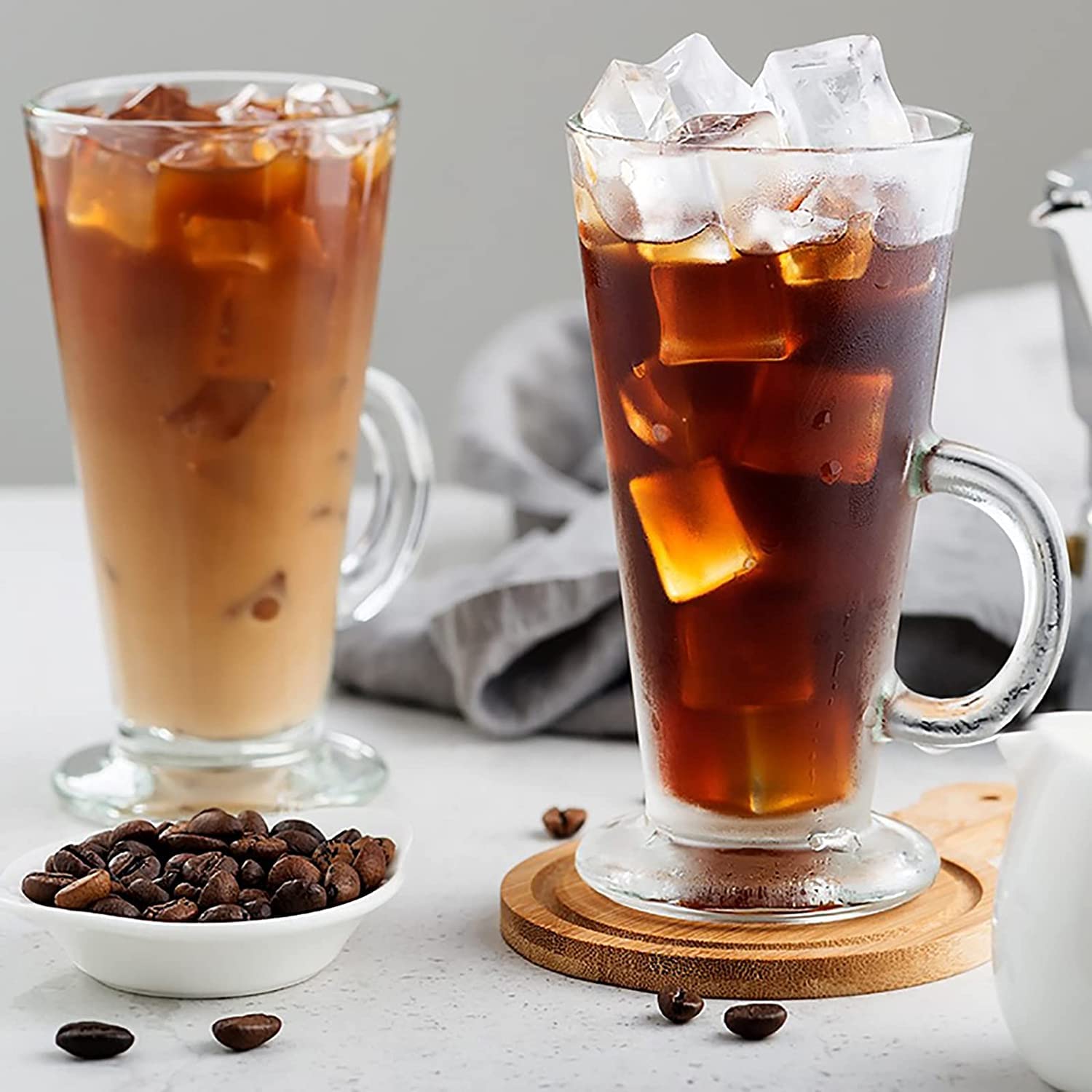 Irish Coffee Tall Glass Mug 270ml Set of 6