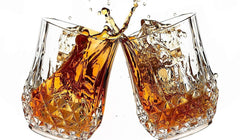 Diamond Crystal Cut Whiskey Glass 220ml Set of 6