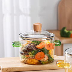 Borosilicate Glass Casserole with Lid 1200ml