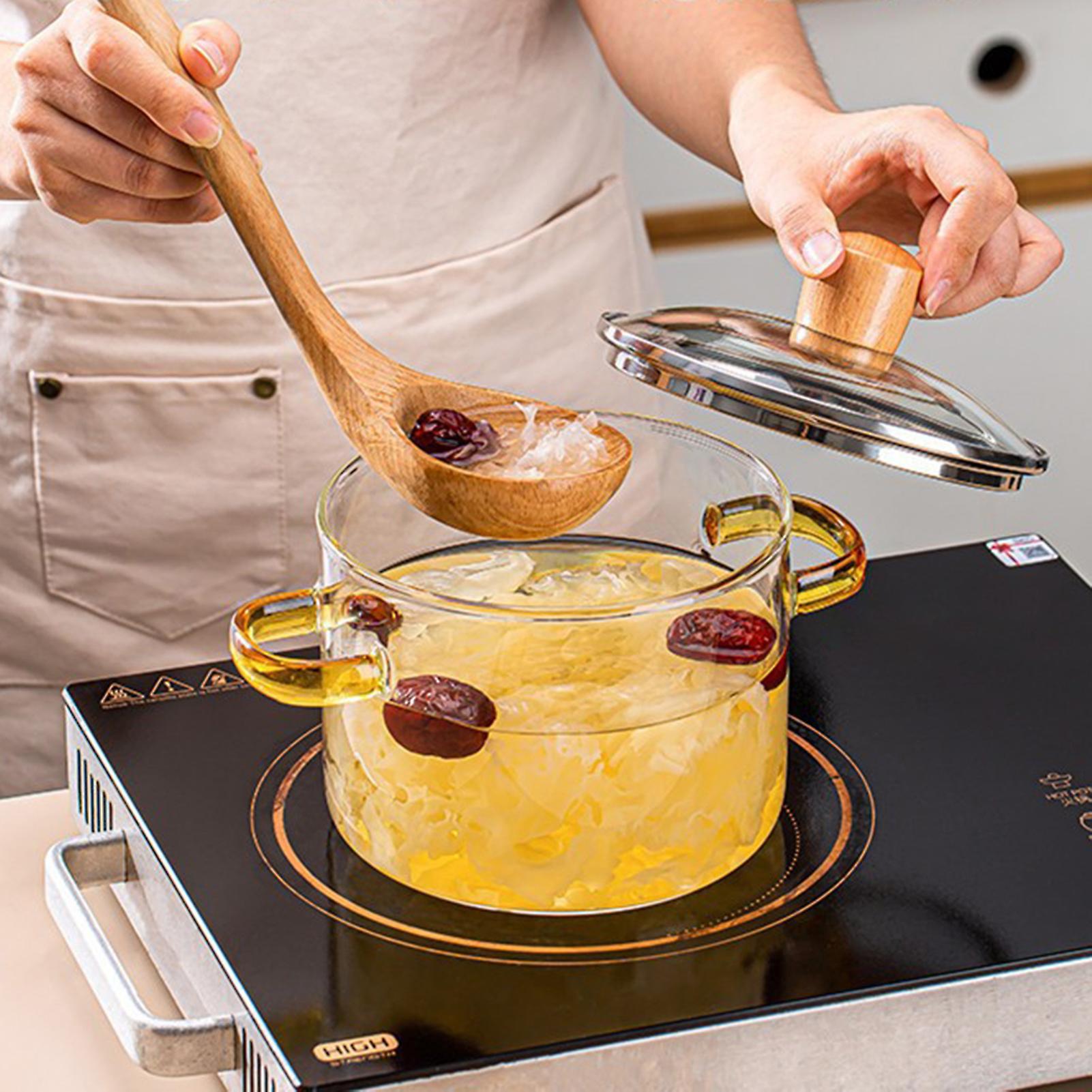 Borosilicate Glass Casserole with Lid 1200ml