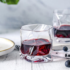 Crumpled Whiskey Tumbler 280ml Set of 6