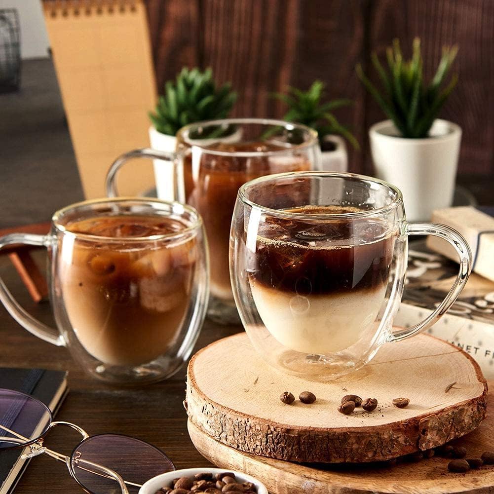 Double Wall Glass Mug 250ml