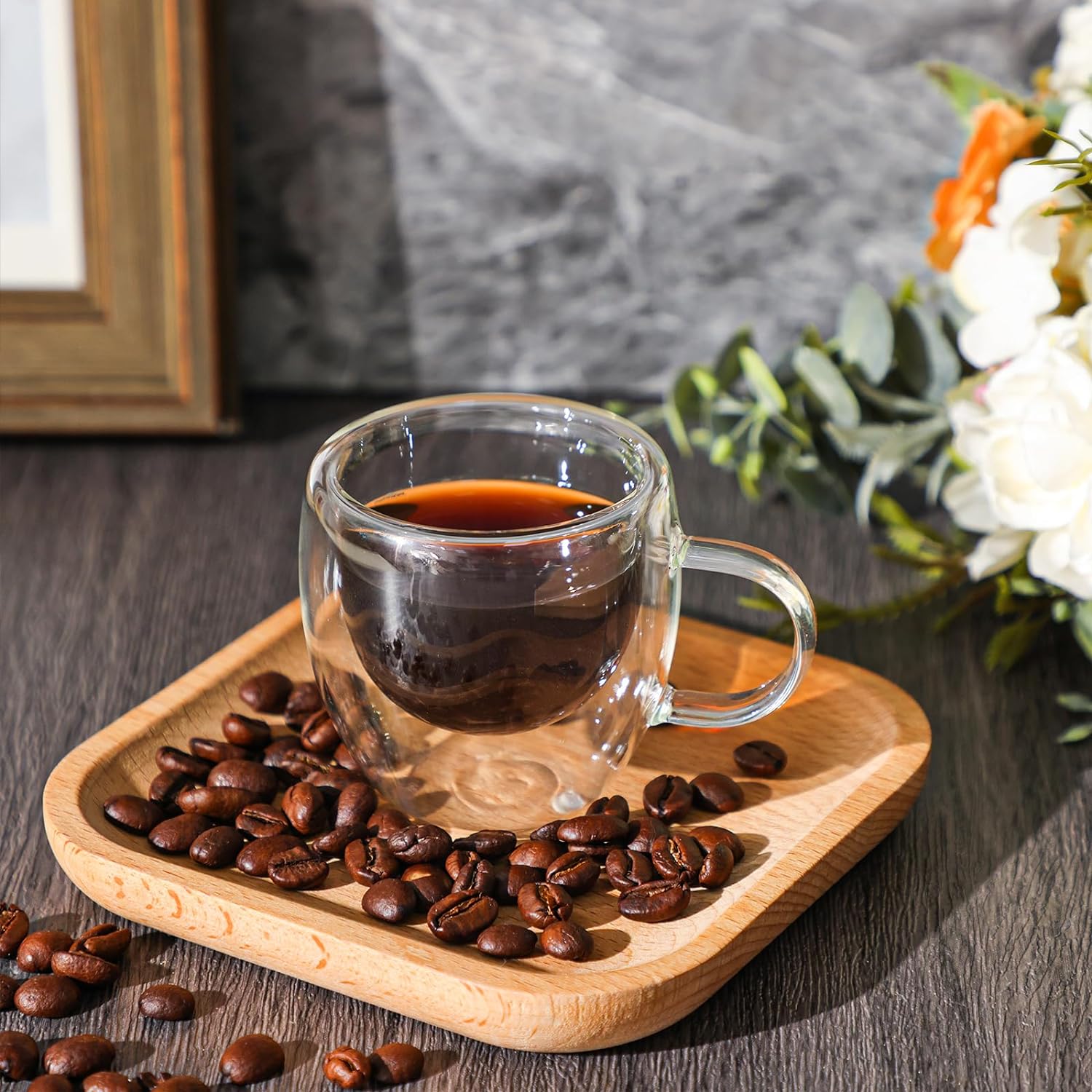 Double Wall Glass Cup 80ml