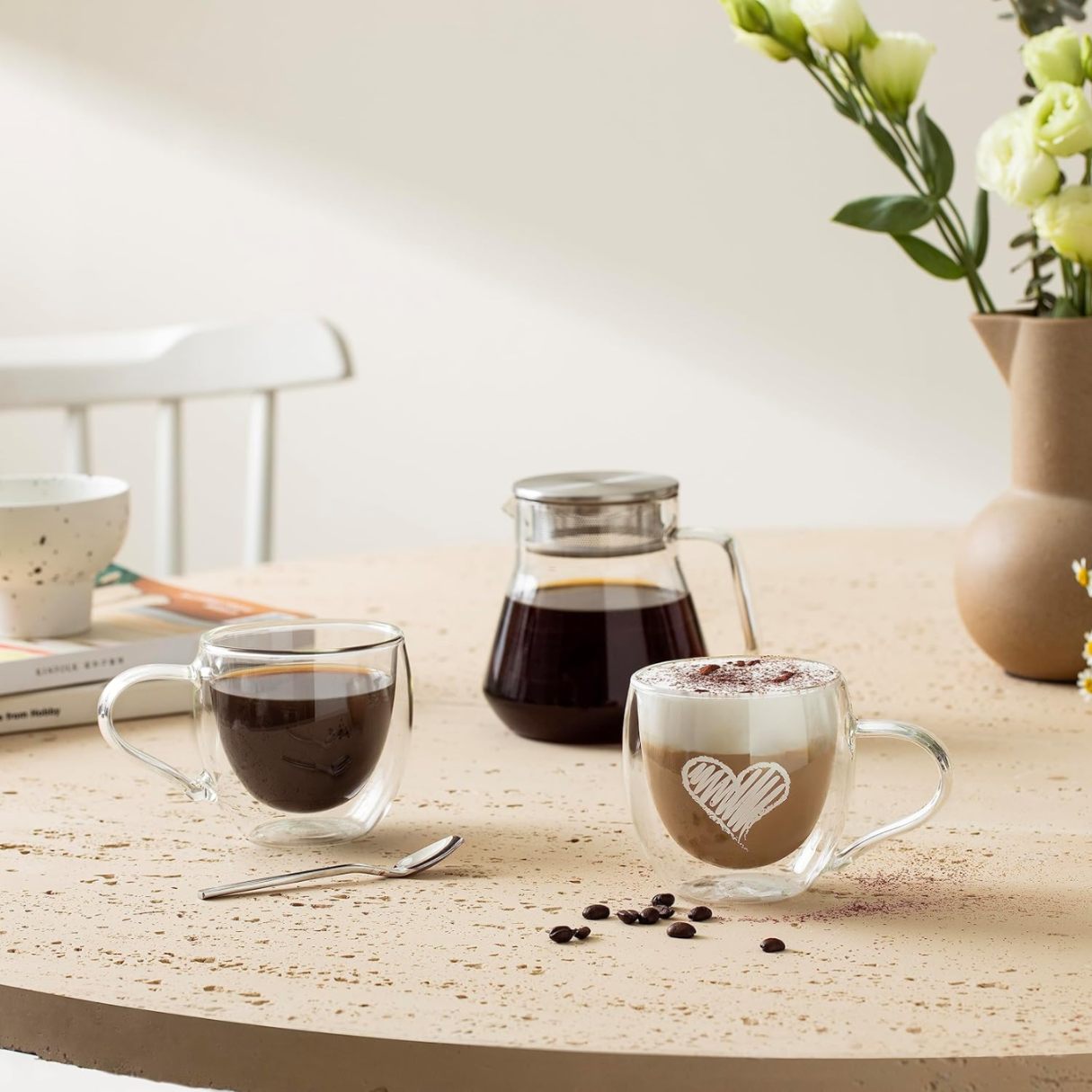 Double Wall Glass Tea Cup 100ml
