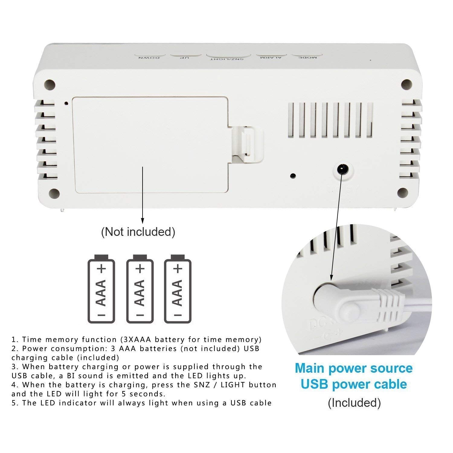 Digital Mirror Clock