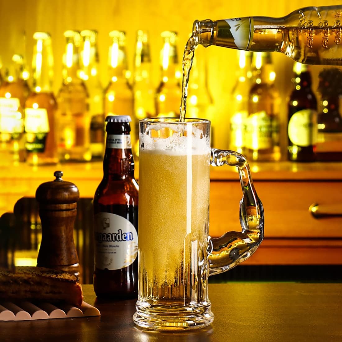 Muscle Beer Mug 600ml Set of 6