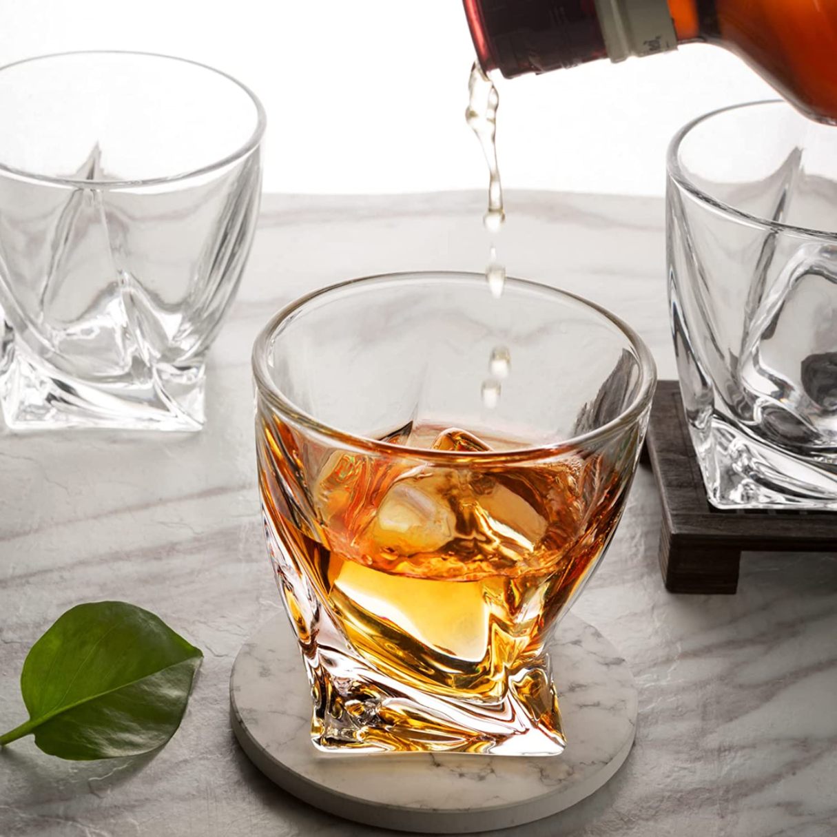Twisted Whiskey Glass 300ml Set of 6