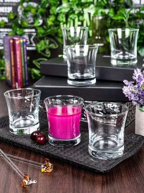 Plain Tumbler Glass 245ml Set of 6