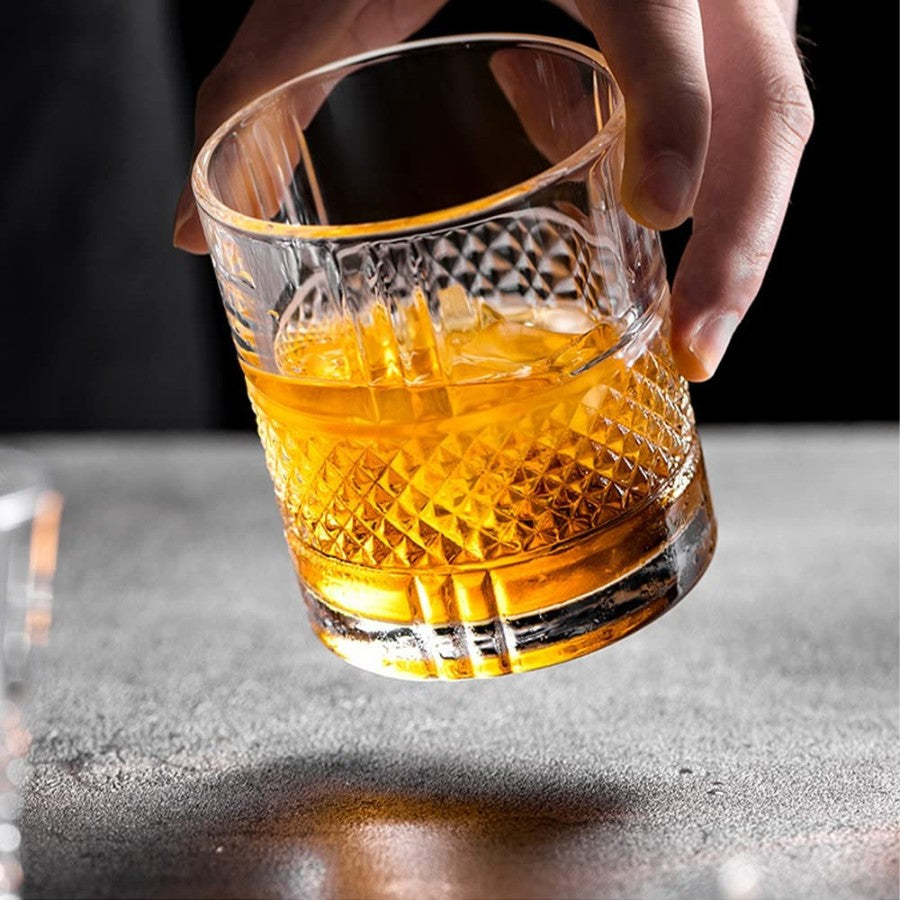 Vintage Whiskey Tumbler 260ml Set of 6