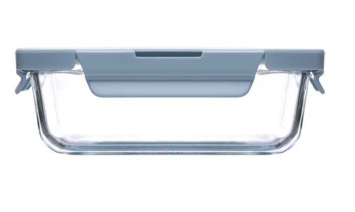 Rectangle Glass Lunch Box with Silicone Lid
