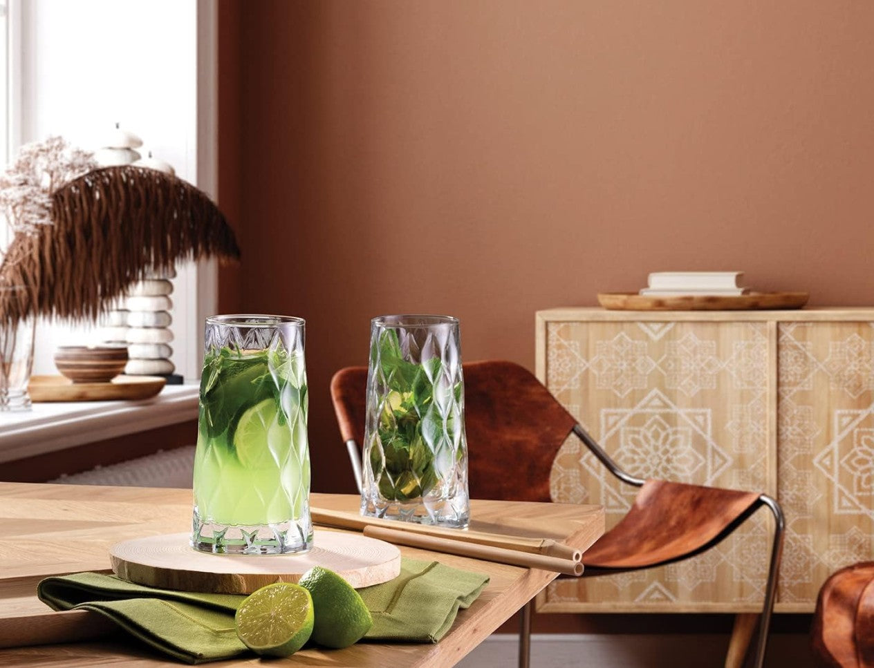 Rhombus Glass 520ml Set of 6