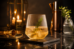 Ribbed Curve Stemless Tumbler 385ml Set of 6