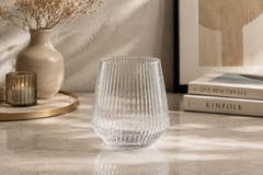 Ribbed Curve Stemless Tumbler 385ml Set of 6