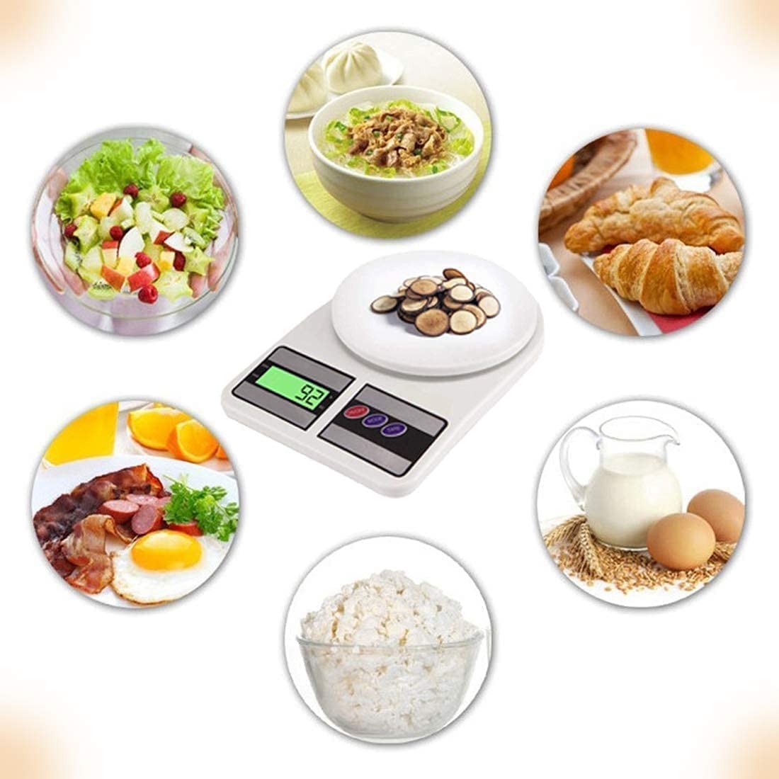 Round Kitchen Scale
