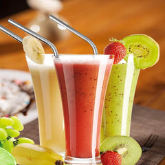 Stainless Steel Straw Set of 10