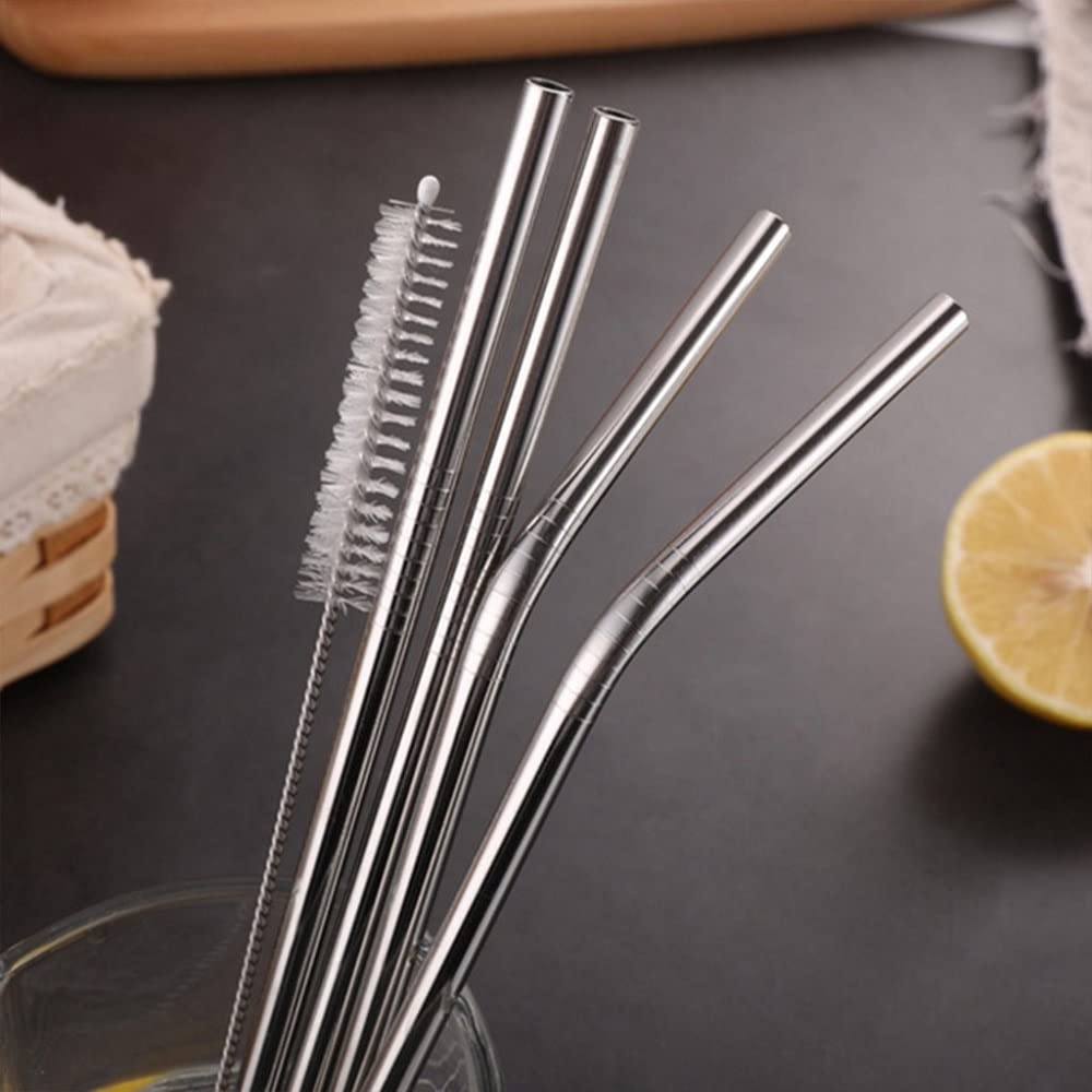 Stainless Steel Straw Set of 10