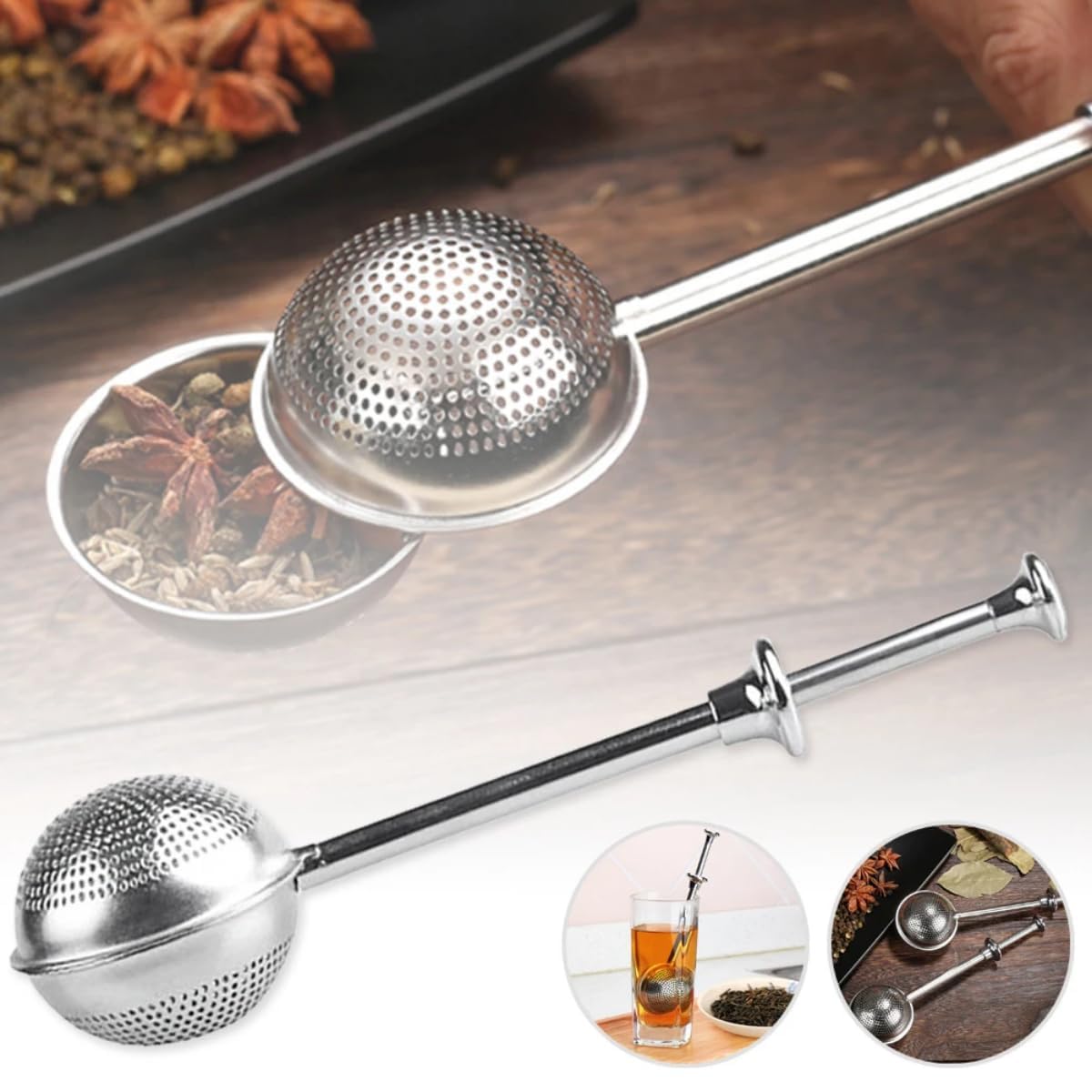 Stainless Steel Tea Infuser Strainer Filter
