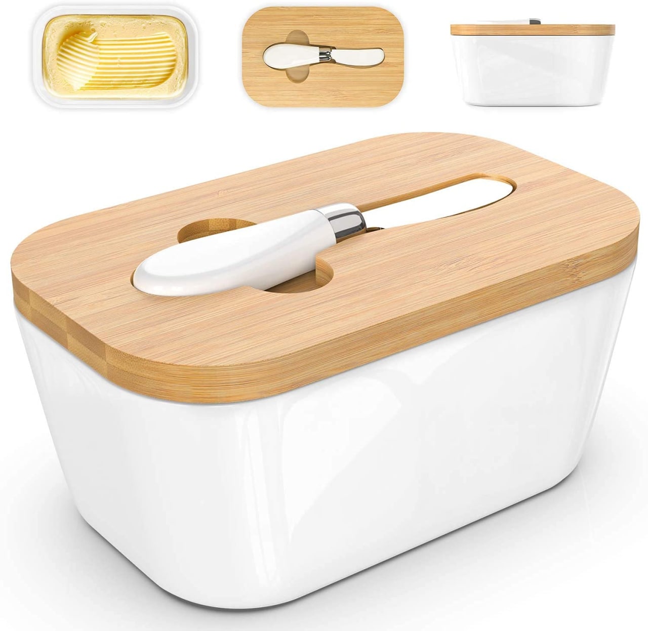 Porcelain Butter Box 650ml