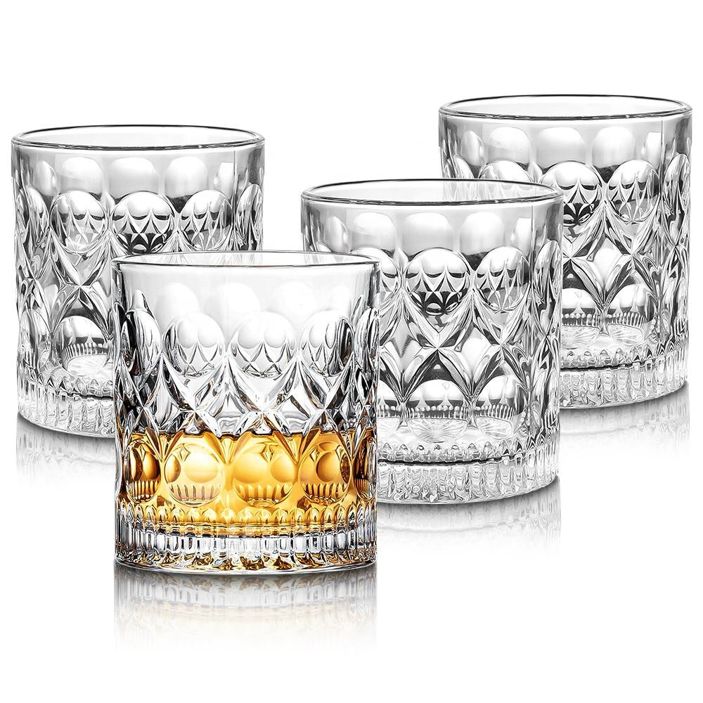 Rain Drop Whiskey Glass 310ml Set of 6